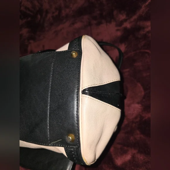 Chloe | Alice Large Leather Bag 2 Way Colorblock Satchel EUC - Picture 10 of 16